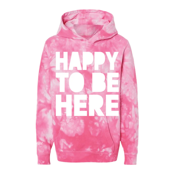 Official Mod Sun Store - Happy to be Here Pink Hoodie – Mod Sun